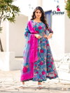 Parra Sangam Anarkali Soft Organza Printed Readymade Suits Catalog
